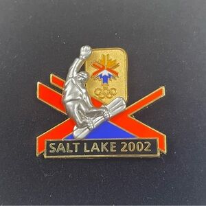 New 2002 Salt Lake Winter Olympics Aminco Pin Snowboarding Y2K NOS Limited Ed